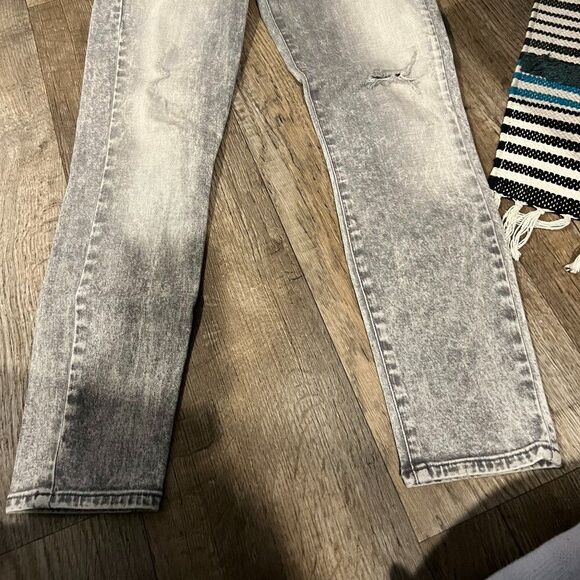 Agolde Colette Crop grey wash 28 - Picture 2 of 10